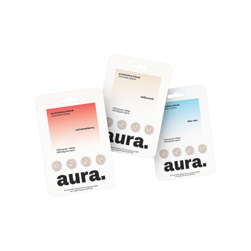 Aura Proprietary Blend Kratom Tablets 100mg 4ct