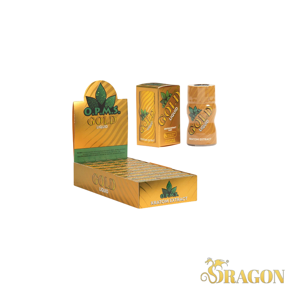 OPMS Gold Kratom Liquid Shots 8.8ml