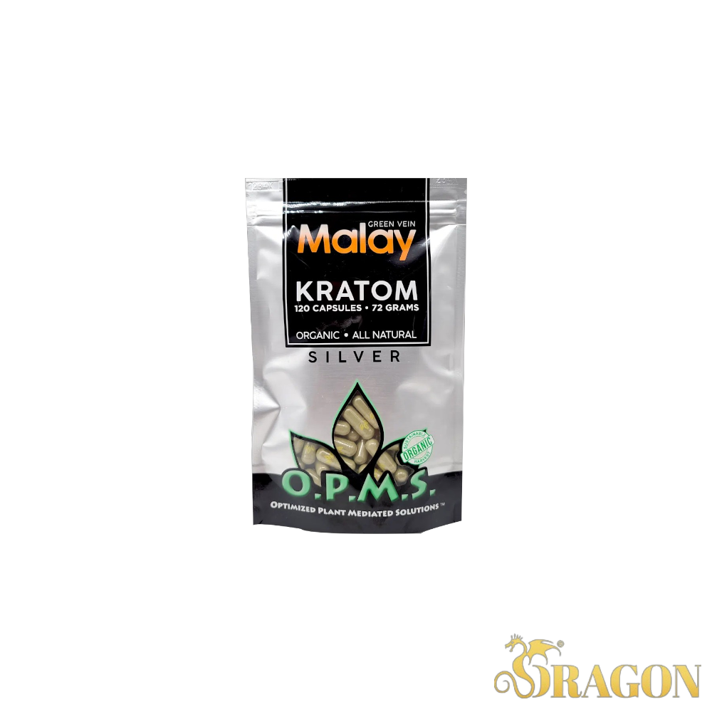 OPMS Silver Kratom Capsules 72g (120 Count)