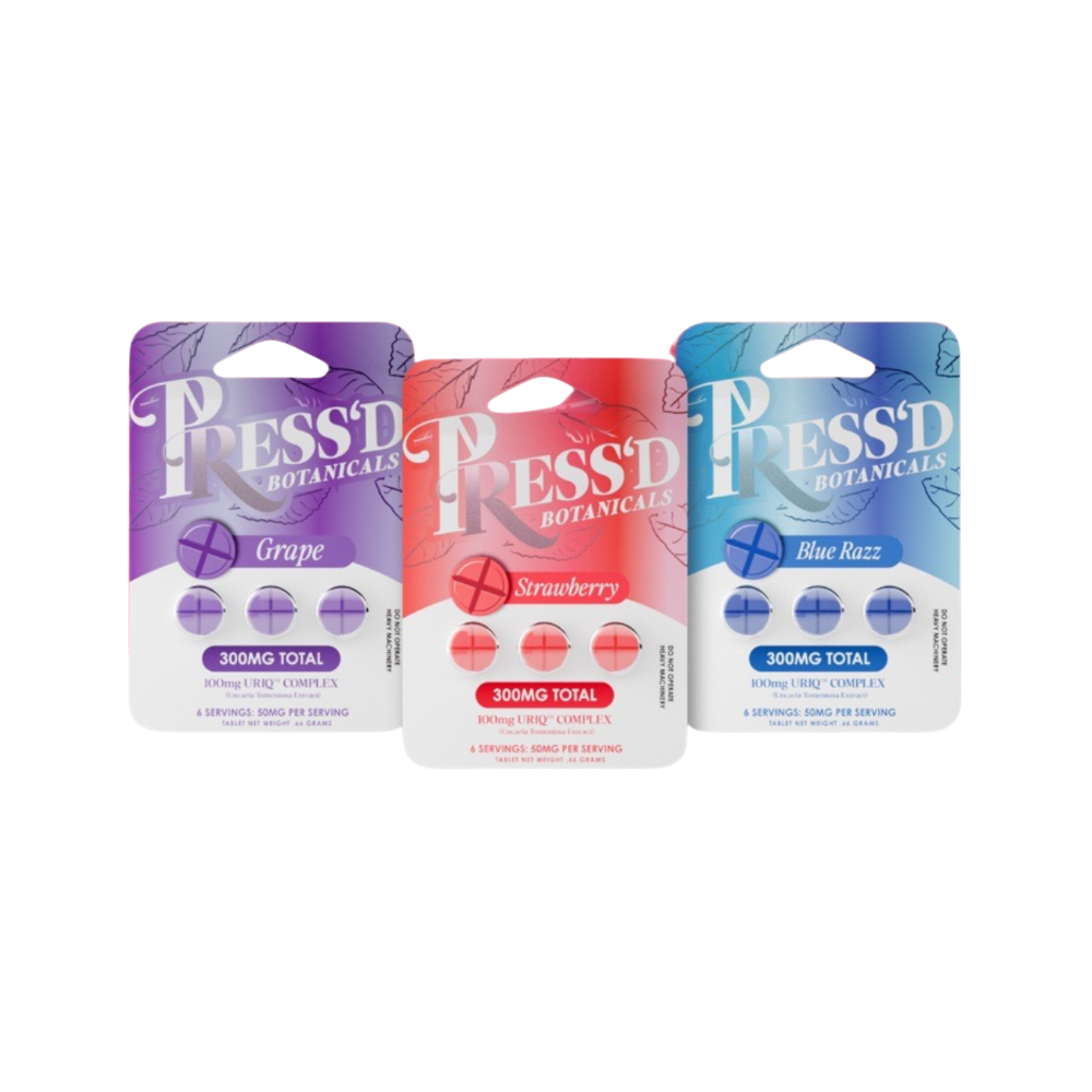 Press’d Botanicals Uriq Complex Tablets 100mg 3ct