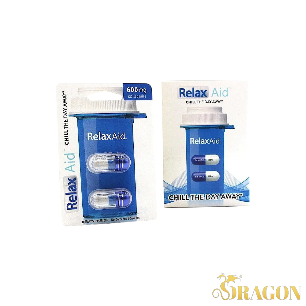 Relax Aid Kratom Capsules 600mg