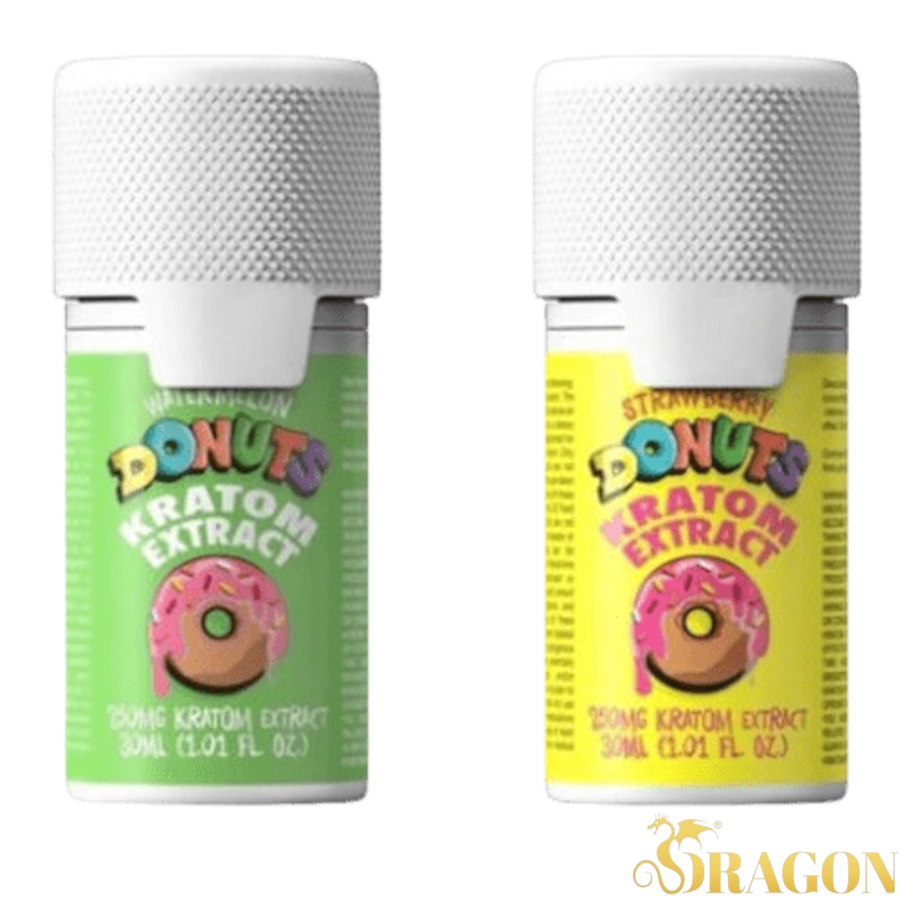 Donuts 30ML 250MG 12 Count Pack Kratom Extract Shots