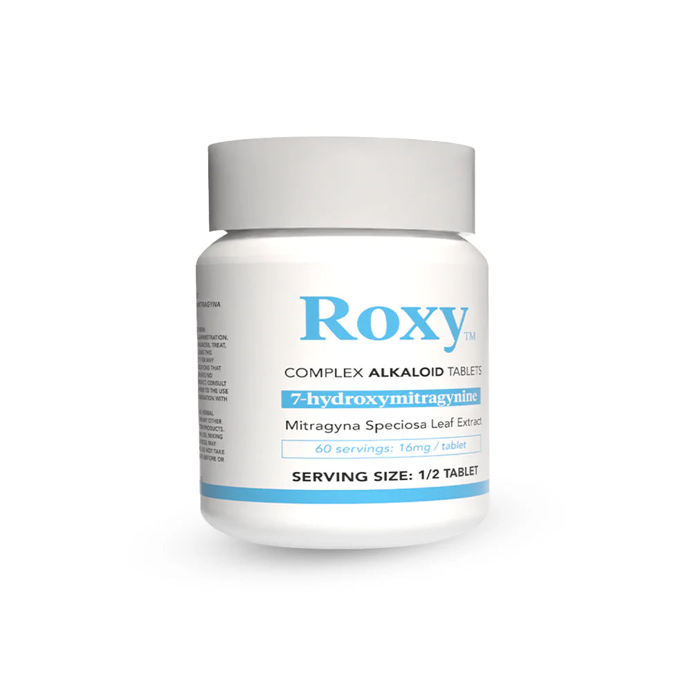 Roxy 16mg 30 Count Jar 7-Hydroxymitragynine Kratom Tablets