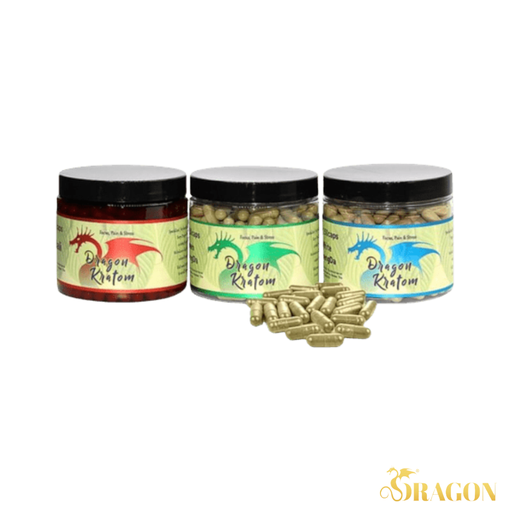 Dragon 250 Count Jar Kratom Capsules