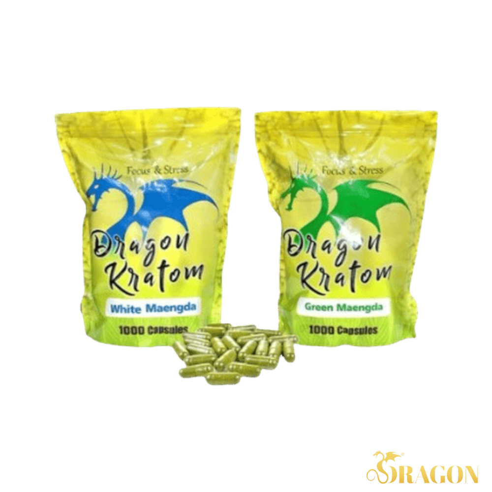 Dragon 1000 Count Bag Kratom Capsules