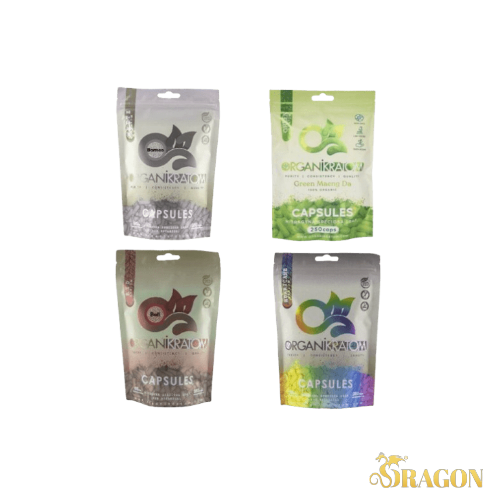 Organi 250 Count Pouch Kratom Capsules