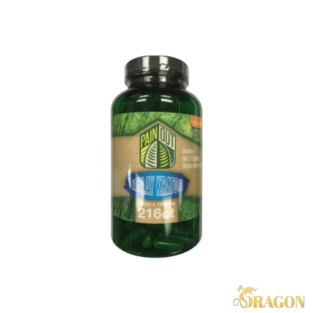 Pain Out 216 Count Jar Kratom Capsules