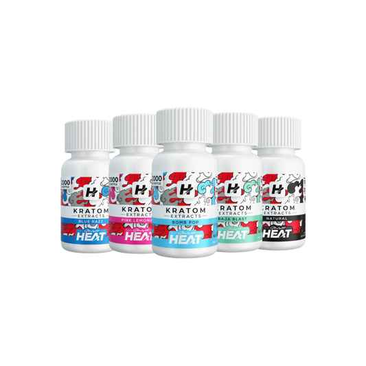 Straight Heat Kratom Extracts Flavored Tablets 200mg 10ct